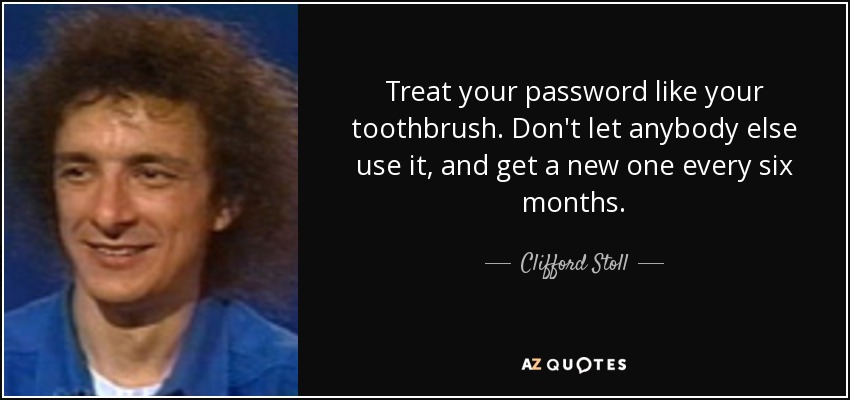 Password quotes