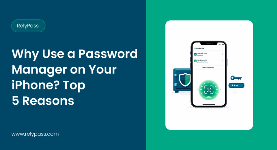 why use a password manager on iPhone - Relypass