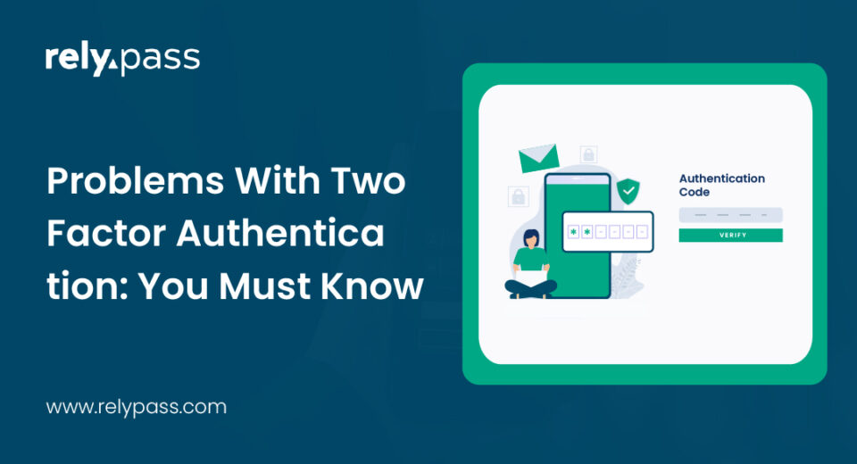 Illustration showing verification code login screen and mobile security, explaining common problems with two factor authentication during account access.