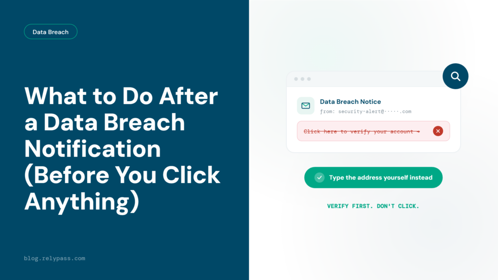 what to do after a data breach notification