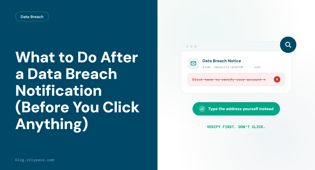what to do after a data breach notification