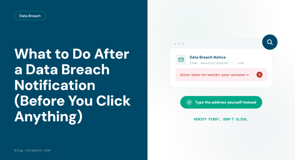 what to do after a data breach notification